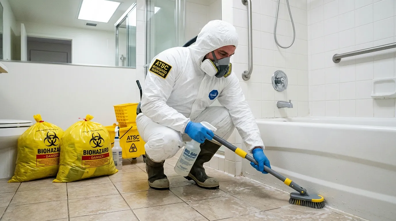 Decontamination equipment deployed for Blood Cleanup in Pinson